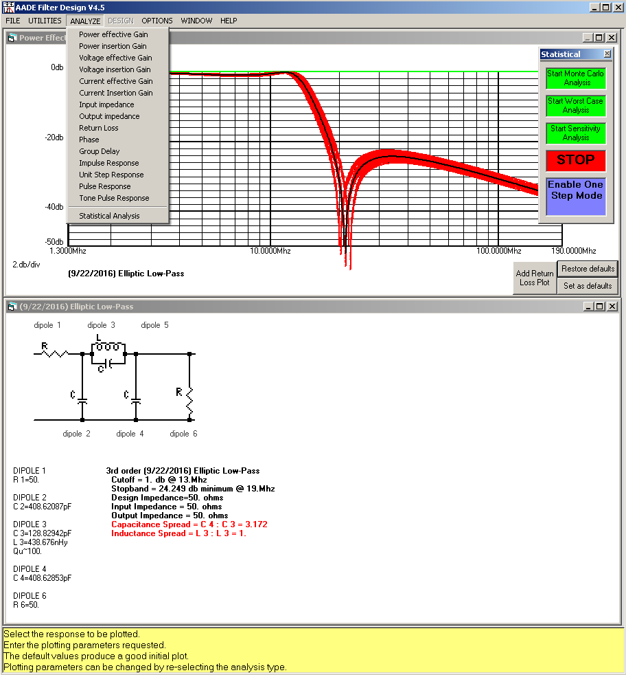 aade ssb crystal filter design